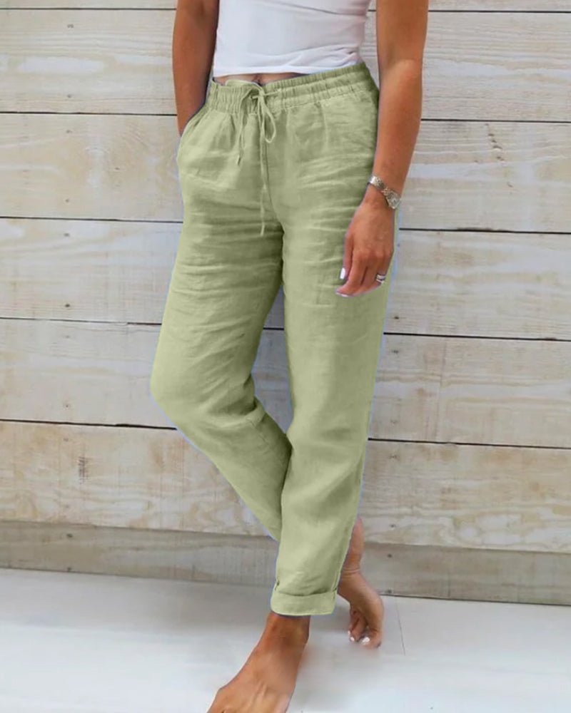 Ingeborg | Chic Linen Joggers