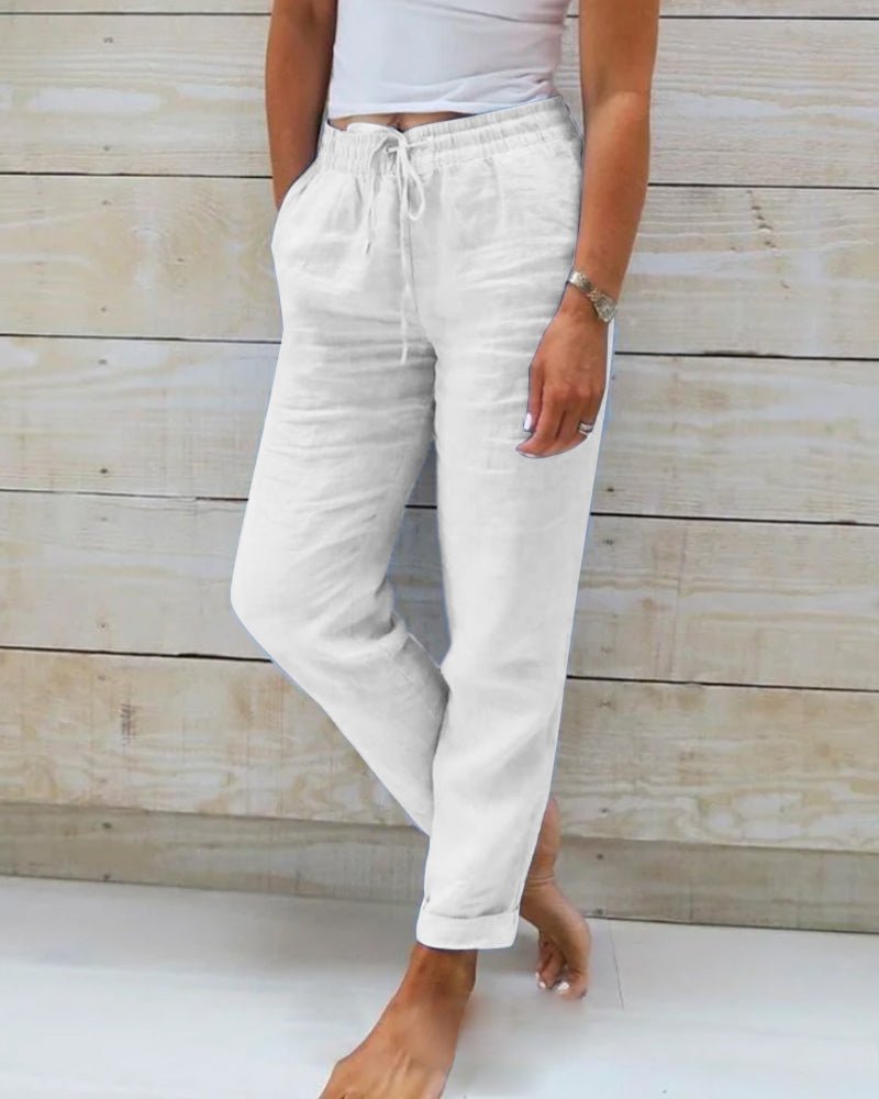 Ingeborg | Chic Linen Joggers