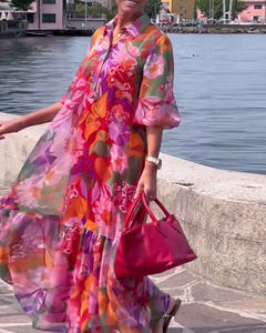 Senta | Graceful Vibrant Dress
