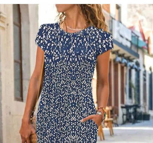 Judith | Blue Garden Maxi