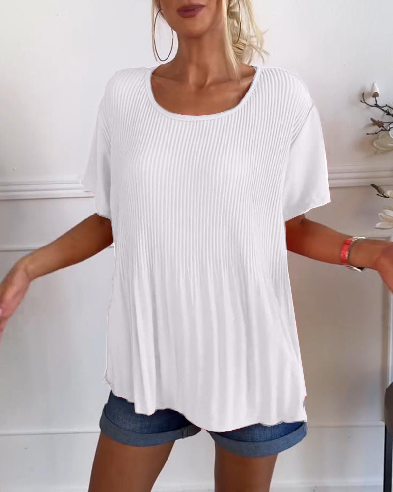 Darlene | Pleated Chiffon Blouse