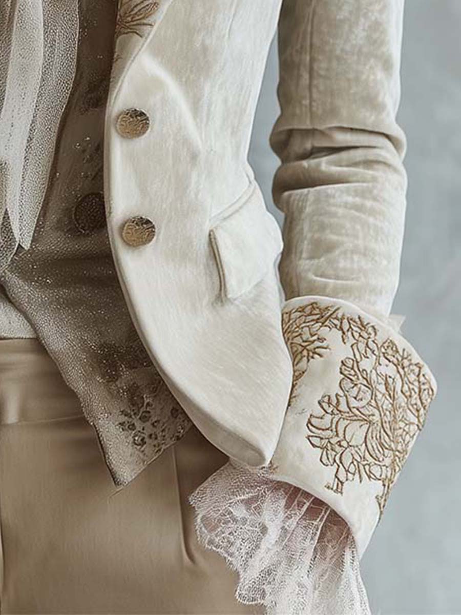 Ismay | Embroidered Tailored Blazer