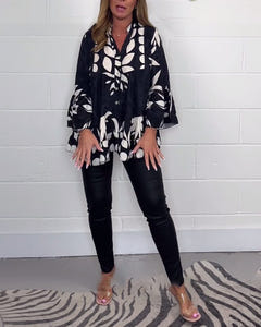 Deirdre | Flared Sleeve Top