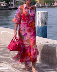 Senta | Graceful Vibrant Dress