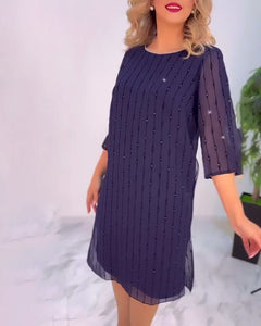 Alyssa | Pleated Shift Dress
