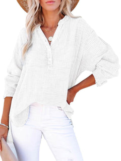 Ada | Chic Button Blouse
