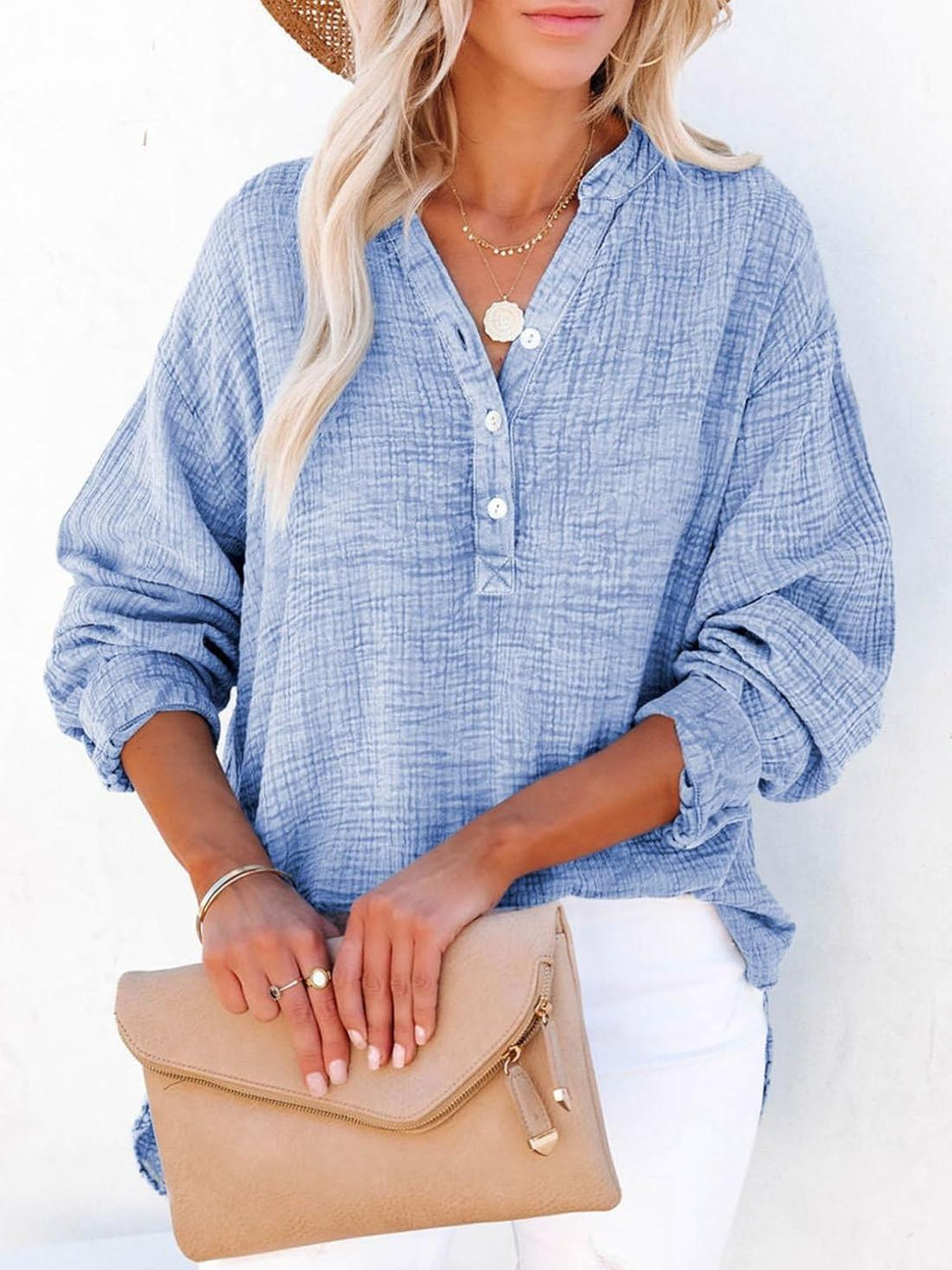 Ada | Chic Button Blouse