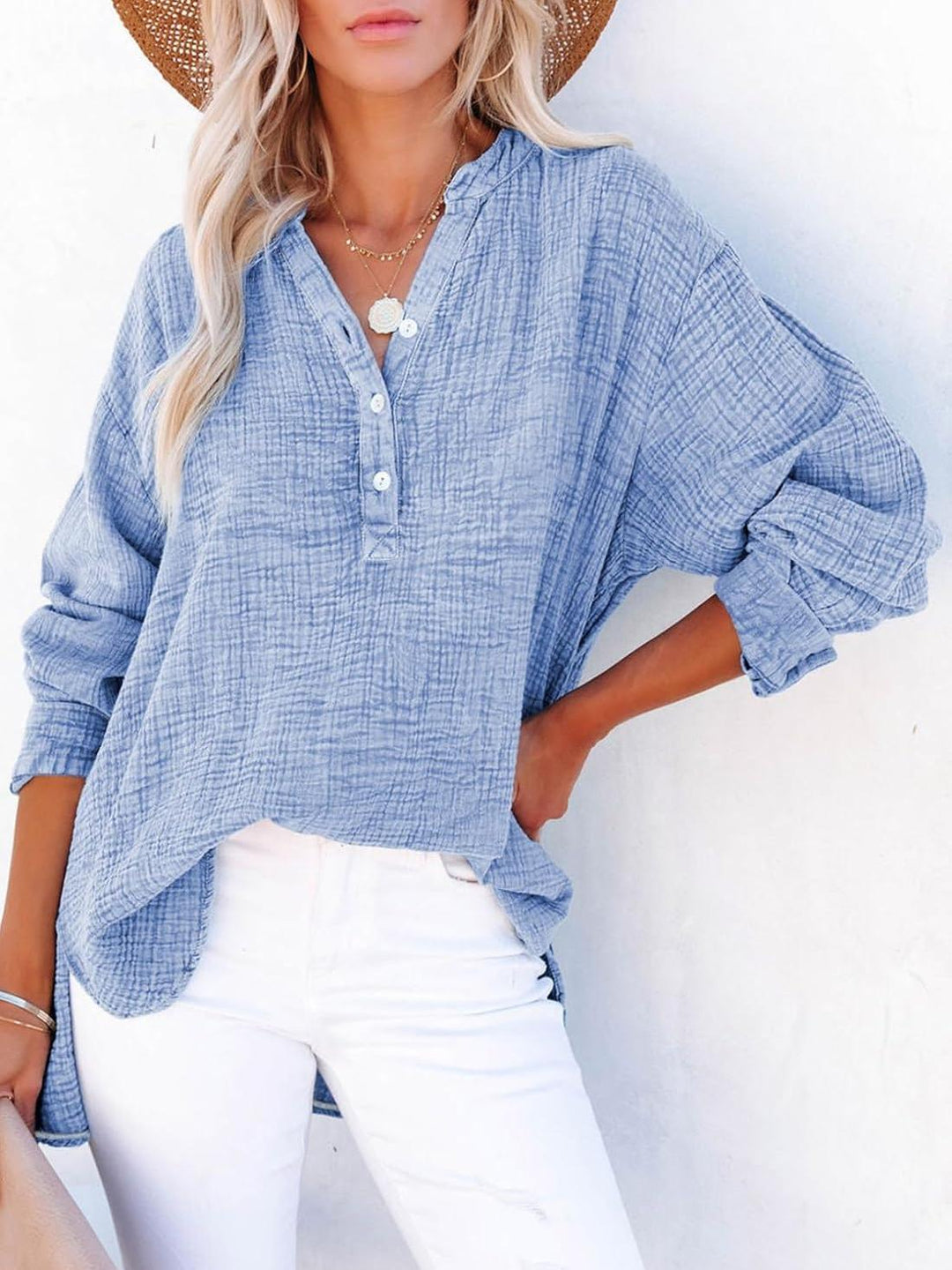 Ada | Chic Button Blouse