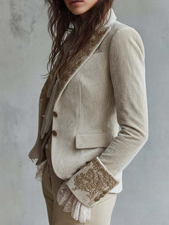 Ismay | Embroidered Tailored Blazer