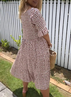 Daisy | Breathable Cotton-Linen Midi Dress