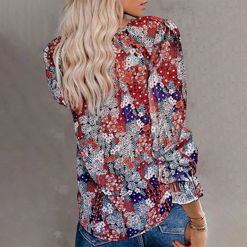 Meirion | Boho Chic Floral Blouse