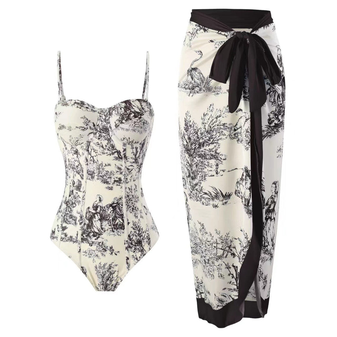 Johanna | Elegant Printed Swim Set