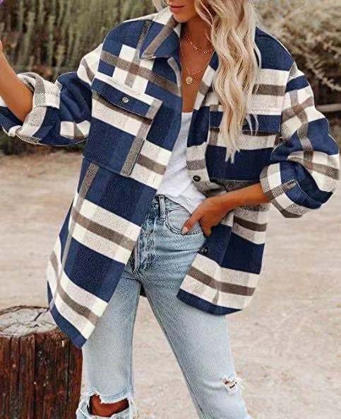 Pippa | Elegant Plaid Shirt