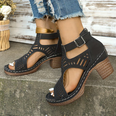 Vicki | Ergonomic Block Heel Sandals