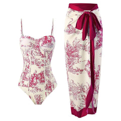 Johanna | Elegant Printed Swim Set