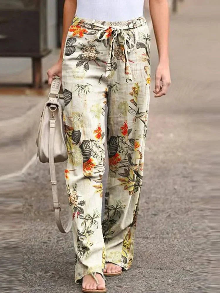 Cattie | Effortless Floral Pants