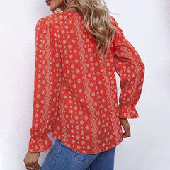 Meirion | Boho Chic Floral Blouse