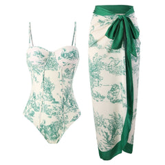Johanna | Elegant Printed Swim Set