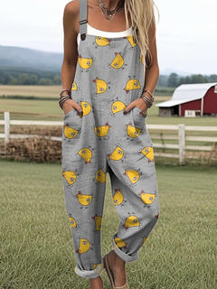 Pandora | Lightweight Cotton-Blend Dungarees