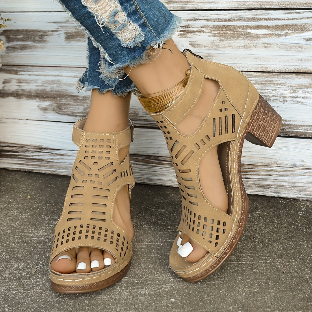 Vicki | Ergonomic Block Heel Sandals