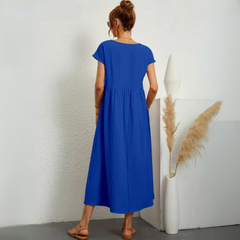 Suzanne | Soft Drape Midi Dress
