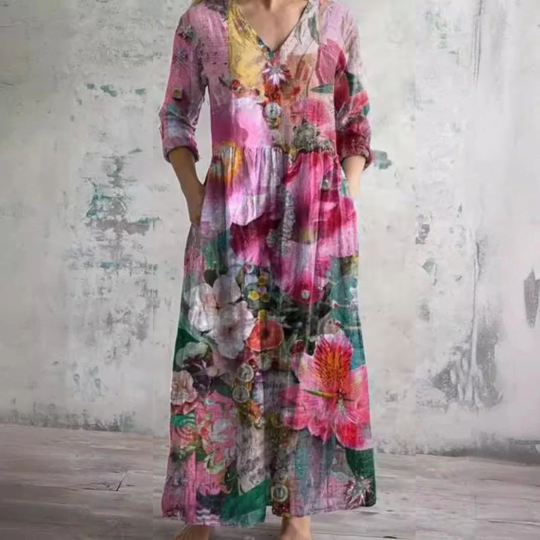 Sephia | Floral Summer Midi Dress