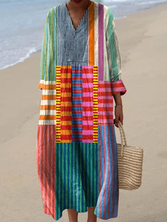 Saidee | Vintage Geometric Dress