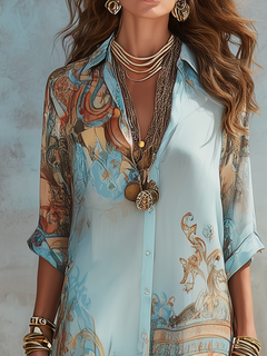 Jacinda | Button-Front Flowing Maxi Dress
