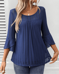 Briar | Pleated Shimmer Blouse