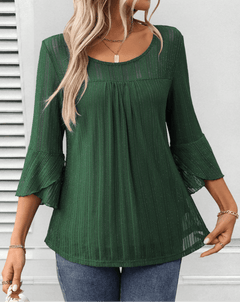 Briar | Pleated Shimmer Blouse