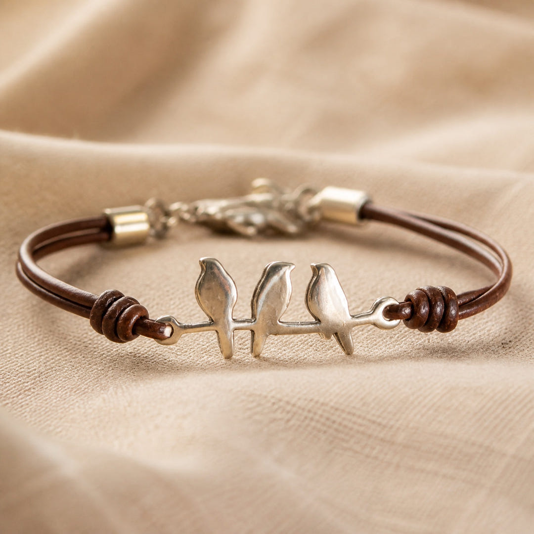 Maria | Vintage Bird Rope Bracelet