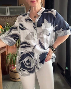 Marged | Relaxed Collar Blouse