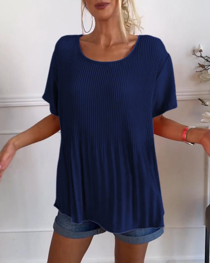 Darlene | Pleated Chiffon Blouse