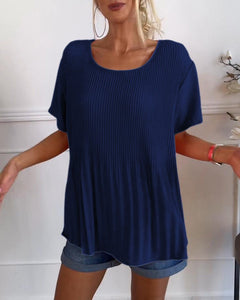 Darlene | Pleated Chiffon Blouse