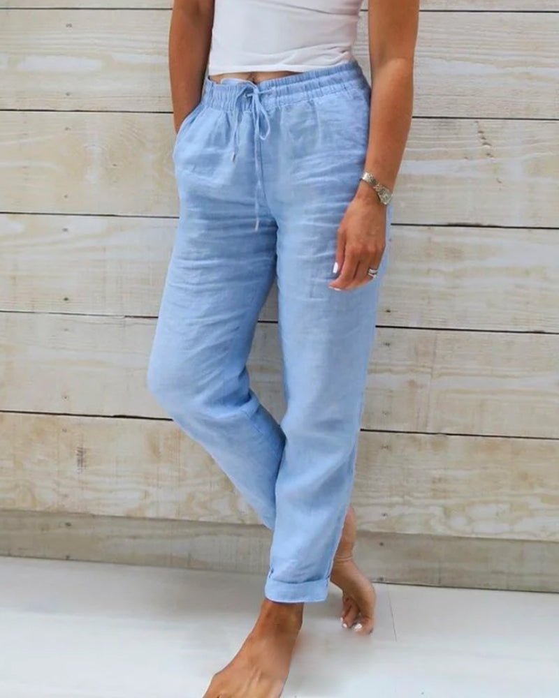 Ingeborg | Chic Linen Joggers