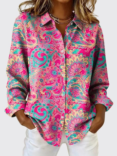 Sage | Paisley Print Blouse