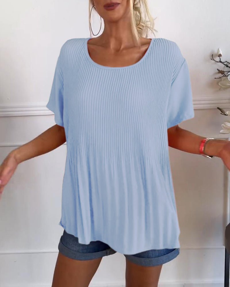Darlene | Pleated Chiffon Blouse