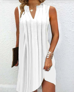 Philippa | Chic Sleeveless V-Neck Dress