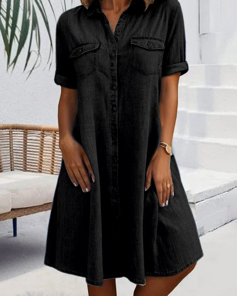 Marleen | Chic Buttoned Dress