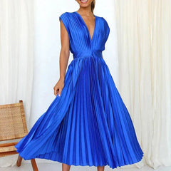 Soleil | Graceful V-Neck Dress