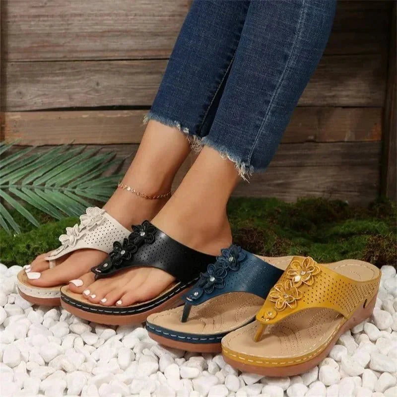 Martina | Luxe Orthotic Wedge Sandals