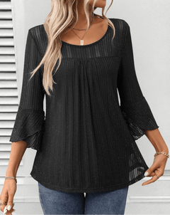 Briar | Pleated Shimmer Blouse