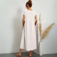 Suzanne | Soft Drape Midi Dress
