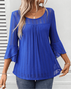 Briar | Pleated Shimmer Blouse