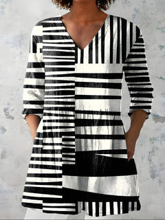 Rowan | Long Blouse with V-Neck
