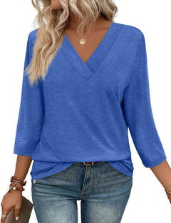 Briallen | Relaxed V-Neck Blouse