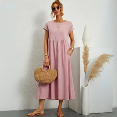 Suzanne | Soft Drape Midi Dress