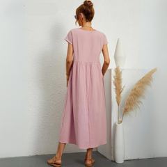 Suzanne | Soft Drape Midi Dress