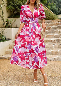 Cosette | Elegant Floral Dress