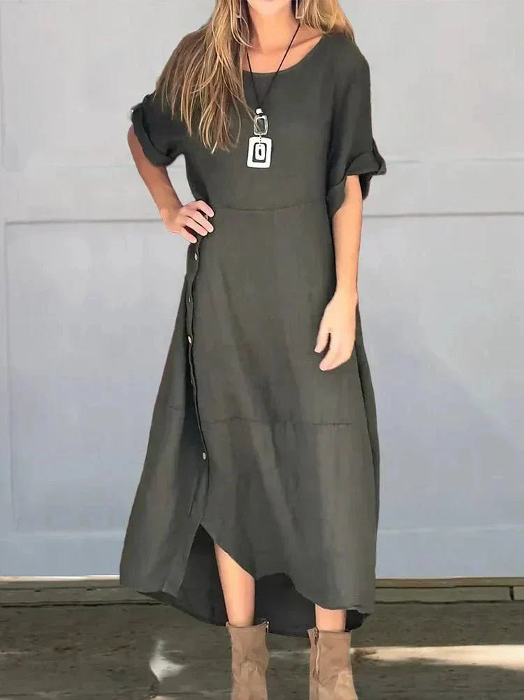Veronika | Luxe Linen Blend Dress